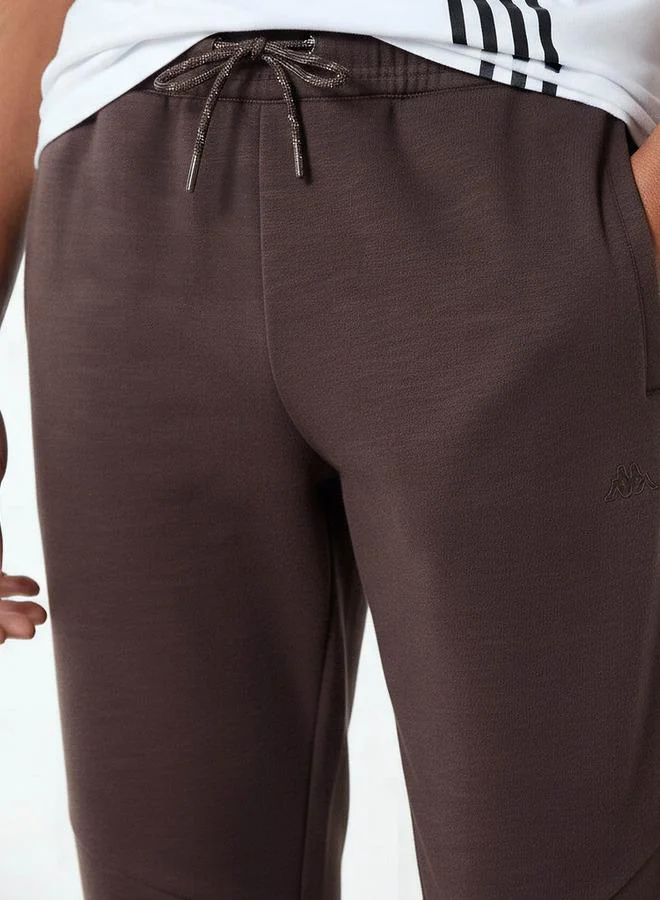 Kappa BROWN Kappa Men Relaxed Fit Joggers with Drawstring Waist for Men | Best Price UAE