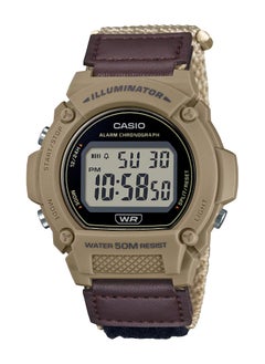 Digital Nylon Strap Watch W-219HB-5AV