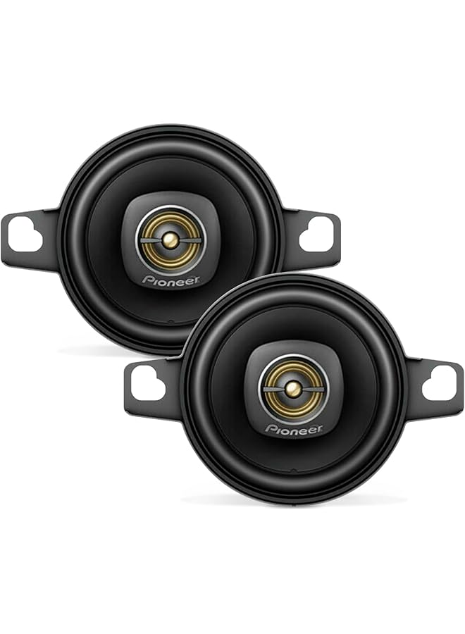 بايونير Ts-A709 سلسلة A، 2-3/4 بوصة، ثنائي الاتجاه، 450 واط، أقصى طاقة، مكبر صوت عالي التردد 16 مم - مكبر صوت محوري (زوج)، أسود - Image 1