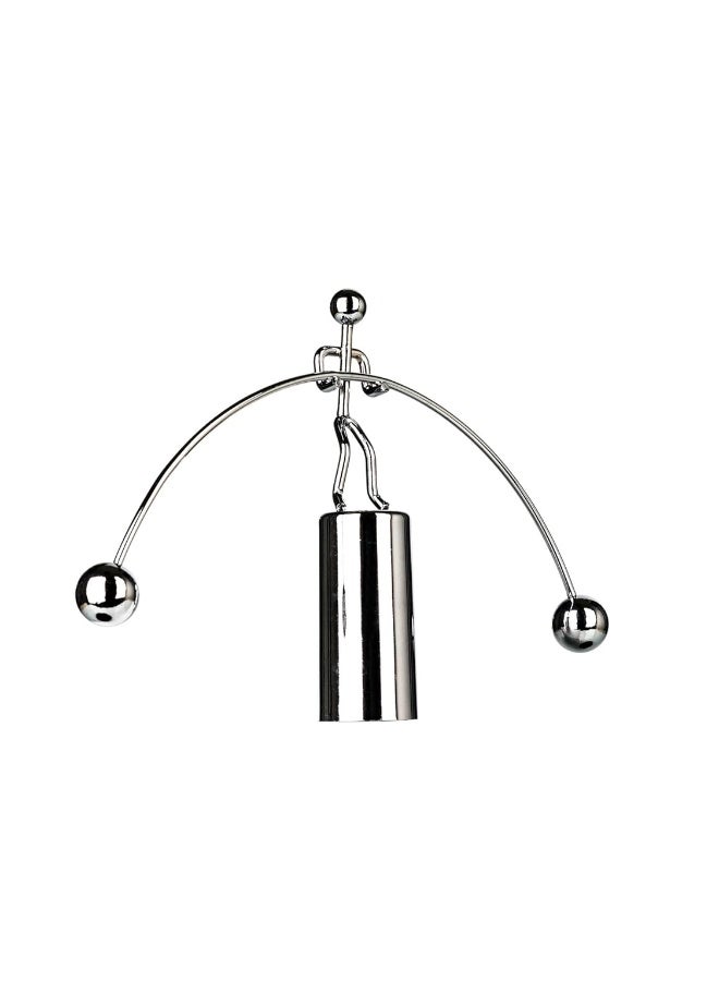 Sunnytech Mini Steel Balance Toy Weightlifter Kinetic Art Balance Toy Balancing Decompressive Science Psychology Home Offic Decor Desk Decor Toy WJ064 - Image 2