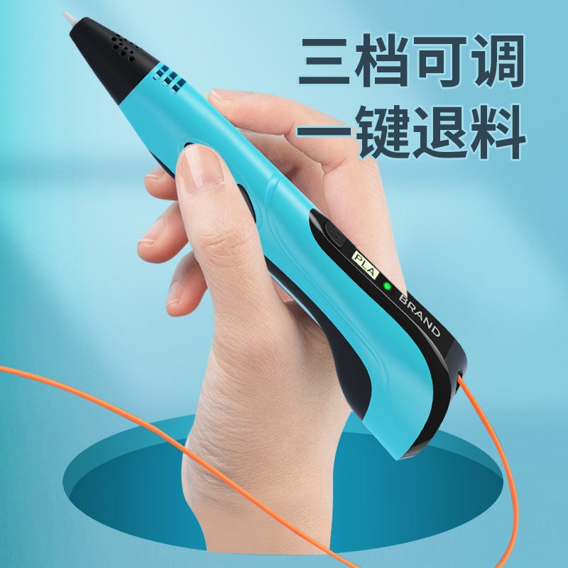 3D Printing Pen Three Generations Of Upgraded Children'S Creative Graffiti Diy Three-Dimensional Printing Three-D Painting Pen - Image 4