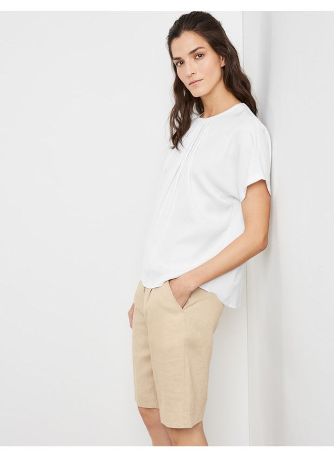 GERRY WEBER - Blouse top with draped pleats - Image 1