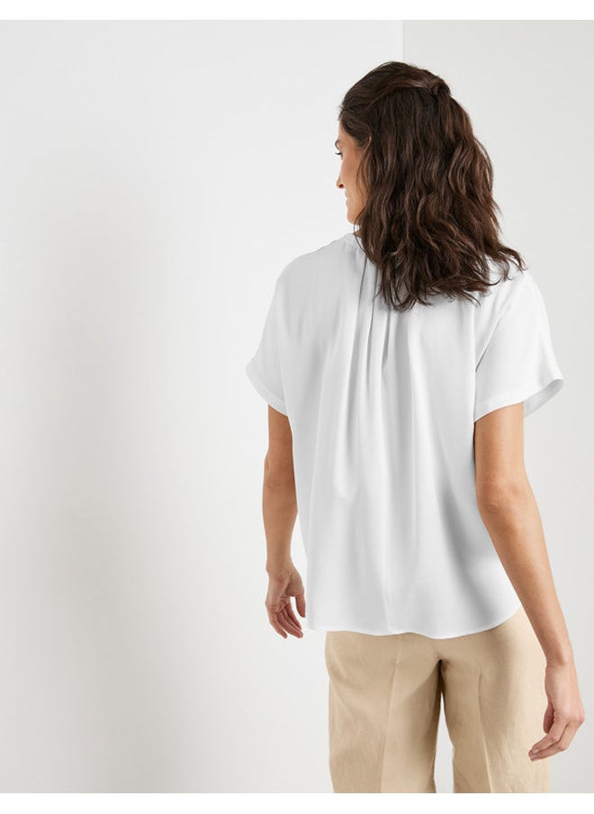 GERRY WEBER - Blouse top with draped pleats - Image 1