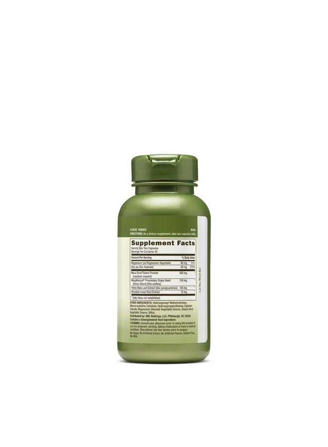 GNC Herbal Plus Maca Complex Supplement, Vegetarian, Supports Sexual Wellness, 30 Servings - Image 3
