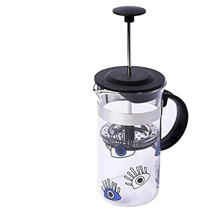 Biggdesign My Eyes On You French Press Stainless Steel Cover Borosilicate Glass350 Ml - Image 3