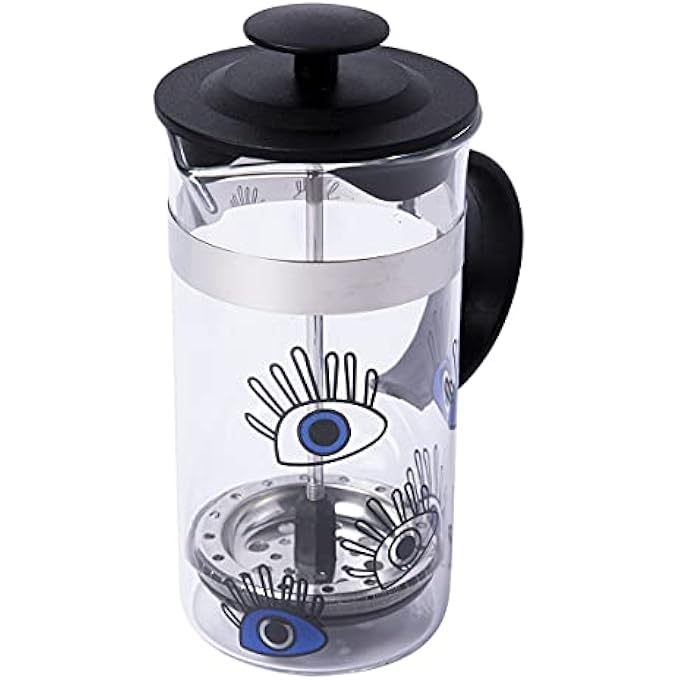 Biggdesign My Eyes On You French Press Stainless Steel Cover Borosilicate Glass350 Ml - Image 2
