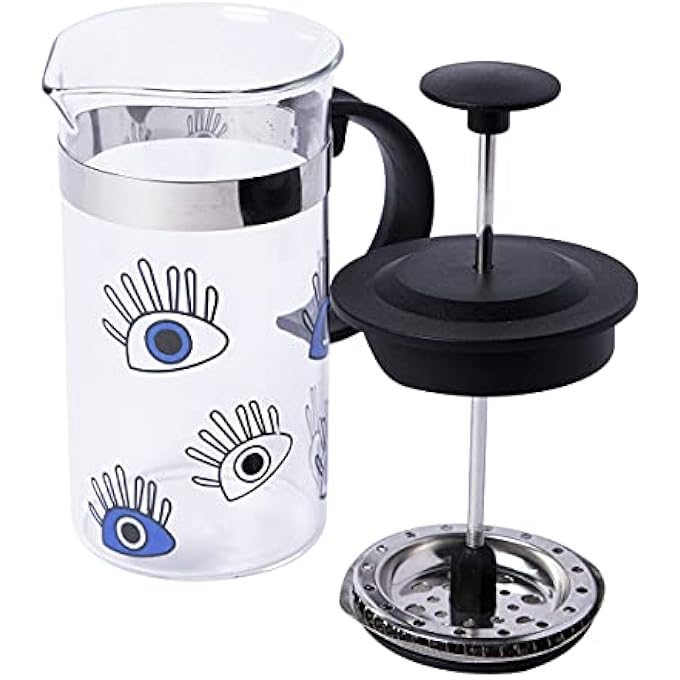 Biggdesign My Eyes On You French Press Stainless Steel Cover Borosilicate Glass350 Ml - Image 4