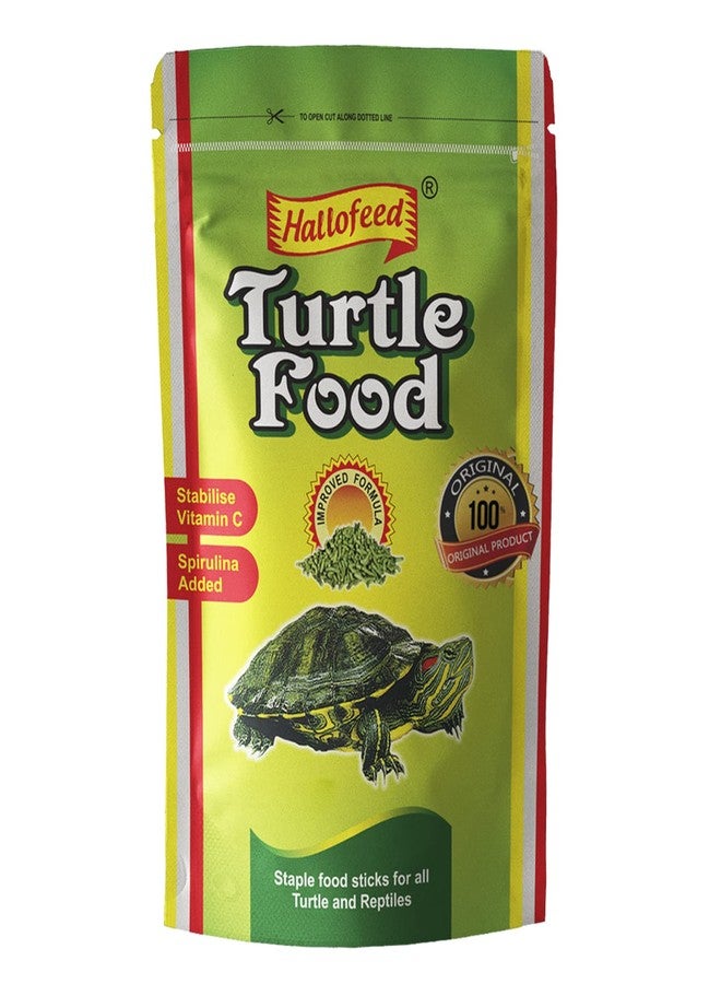 Hallofeed Special Turtle Food (Refill Pack)-100gm - Image 1