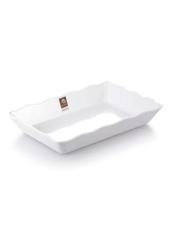 Green Tiger Multi Purpose Fruit Plate White