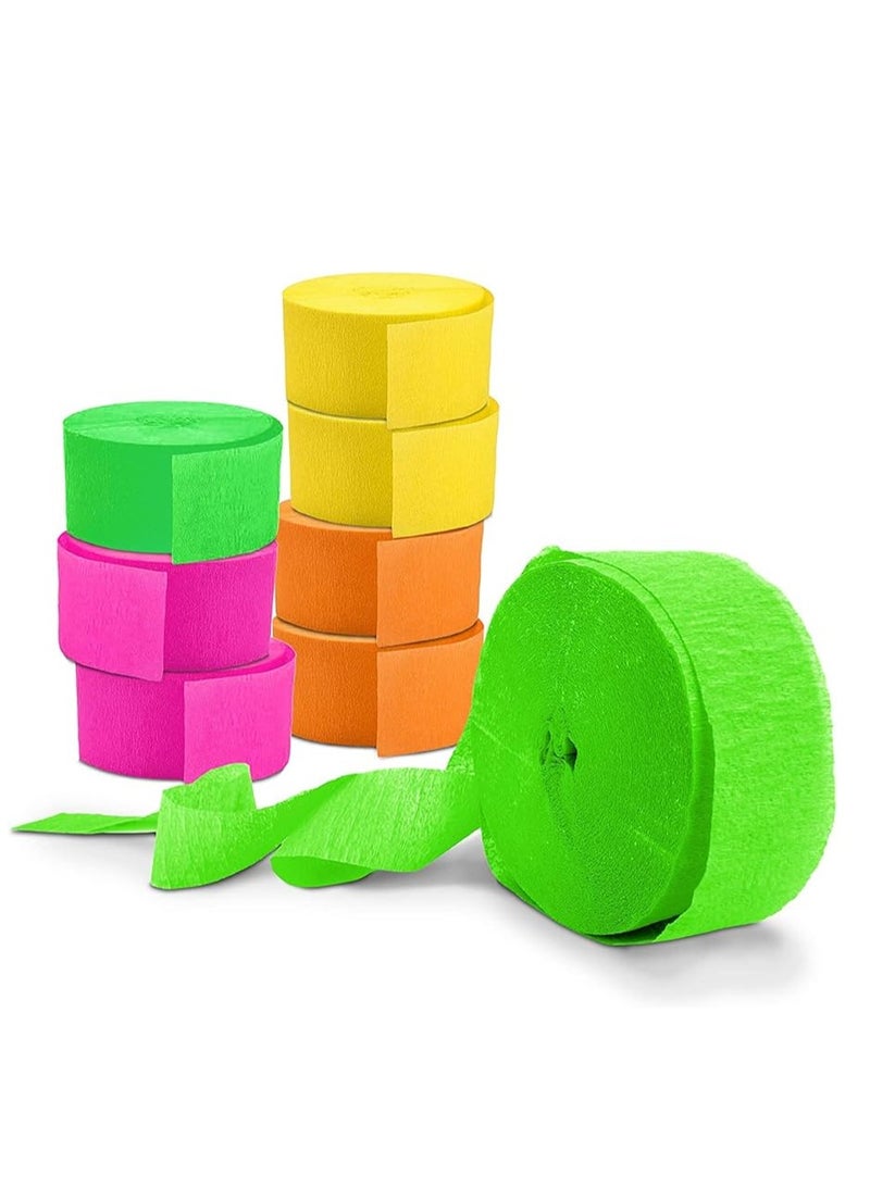 Terabyte NEON CREPE STREAMER (PACK OF 20) MULTICOLOR - Image 2
