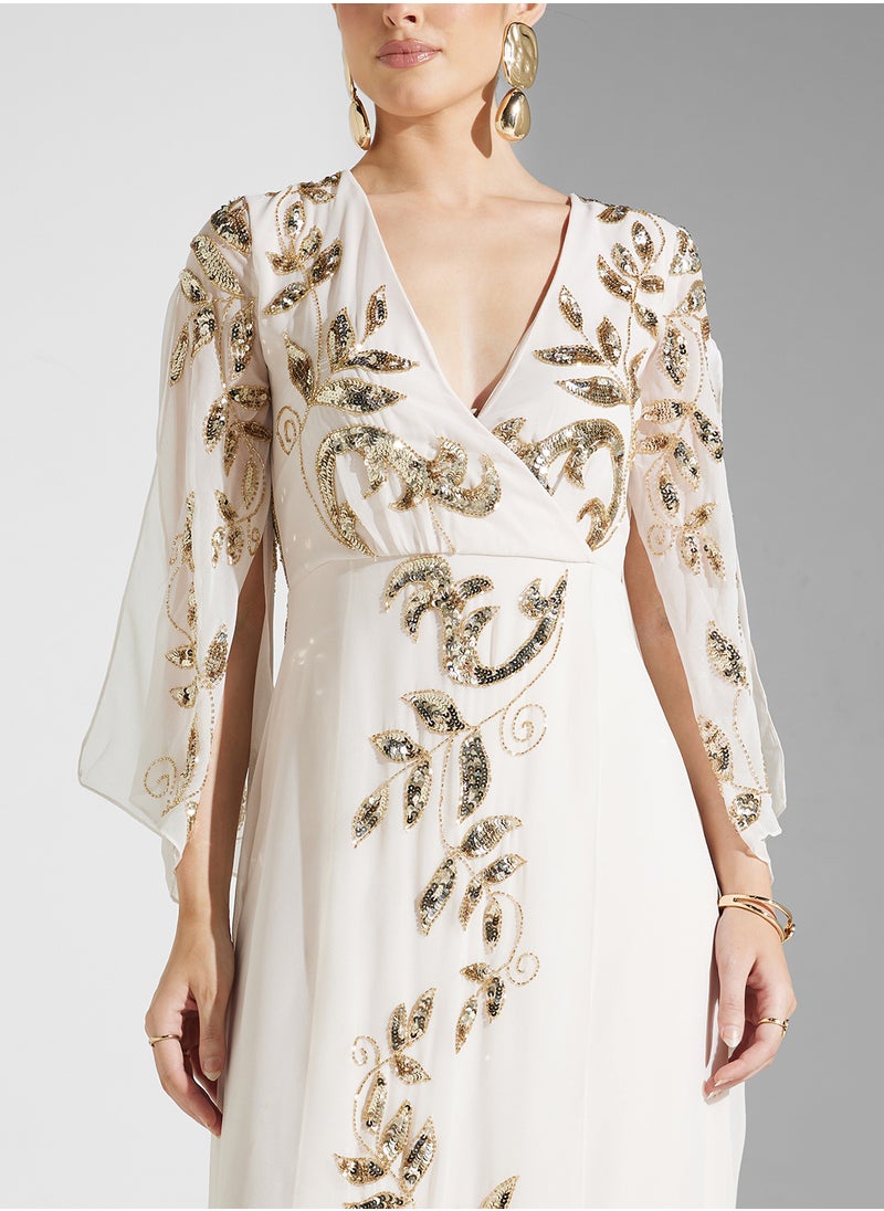 Frock and Frill Embellished Maxi Dress  - Image 3