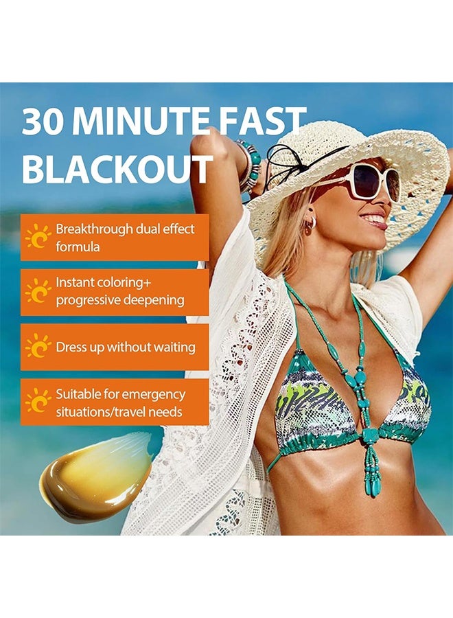 Kormesic Tanning Body Cream, Tanning Accelerator for Tanning, Tanning Accelerator for Solarium, Outdoor Tan Deep, Faster Tanning, Intensive Tanning Lotion, Long-Lasting Results Tanning - Image 2