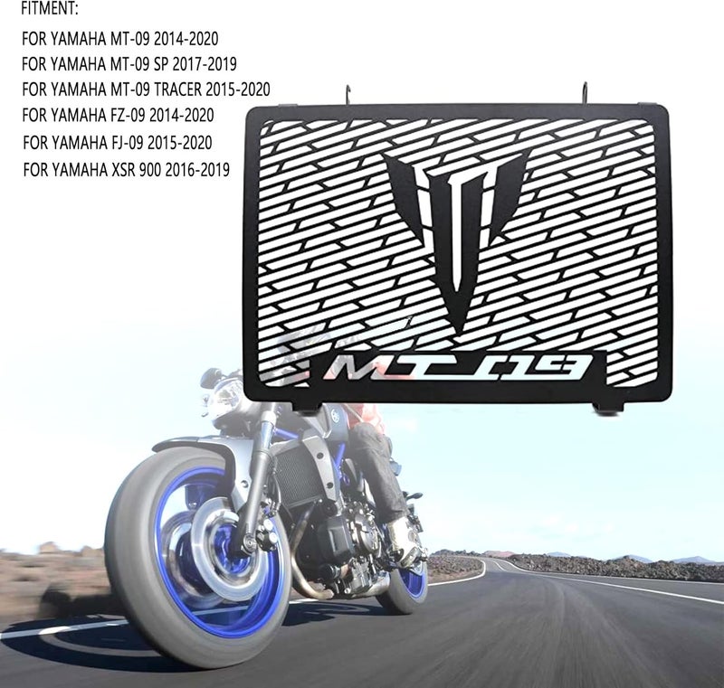 REWOLFNUS Motorcycle Radiator Grille Guard Cover for Yamaha MT09 FZ09 FZ-09 Tracer900 2014-2020 - Image 2
