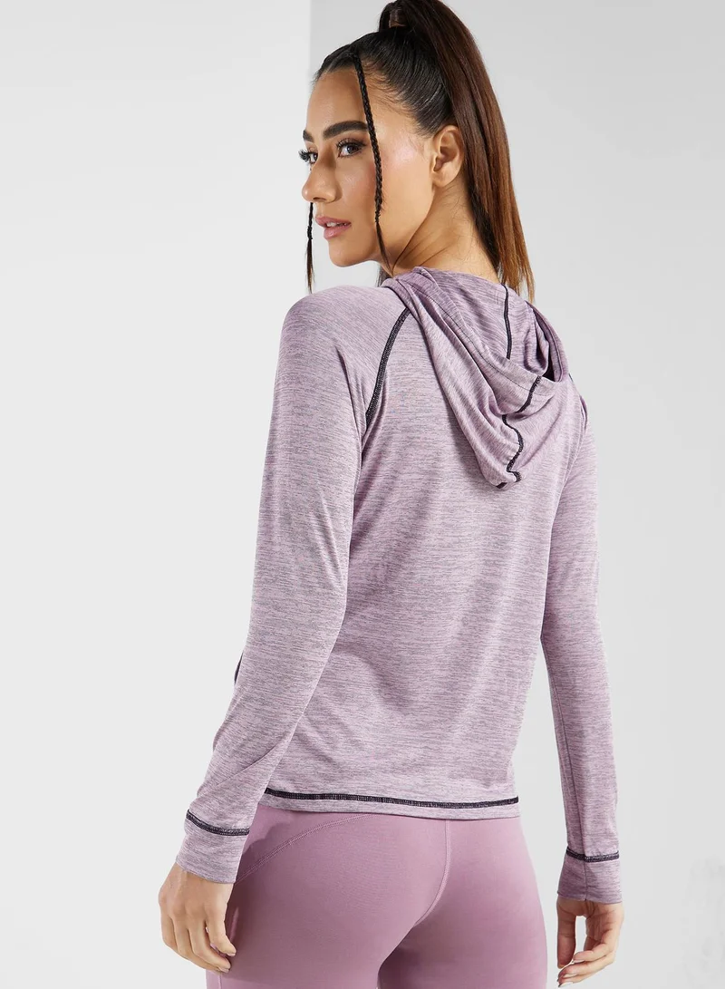 FRWD Contrast Detail Seamless Running Hoodie