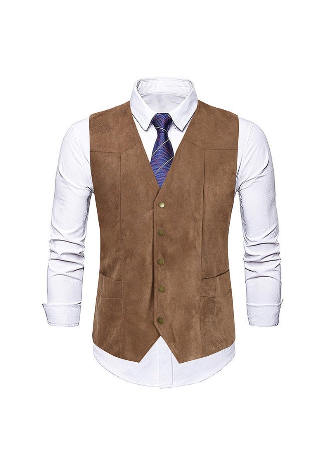 Shougu New Fashionable Casual Men's Suit Vest  - Image 1