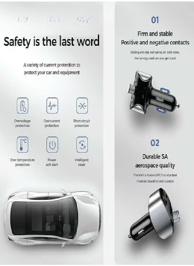 Wireless car mp3 player (JR-CL02)- supports 18W QC3.0 fast charging