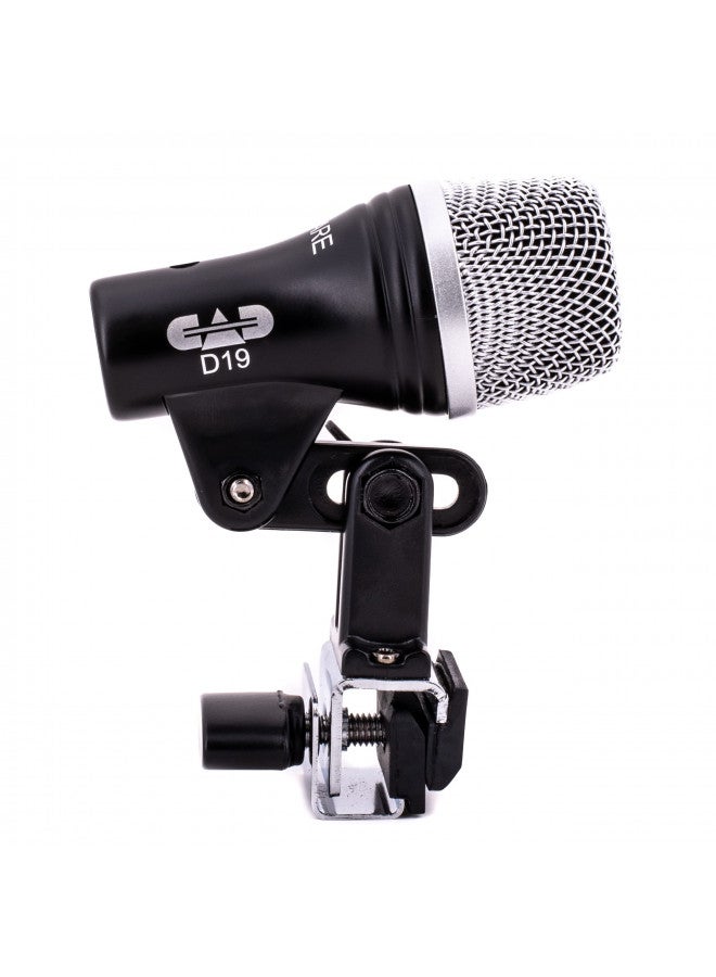 CAD AUDIO باقة ميكروفونات الطبول CAD Audio Stage7 المكونة من 7 قطع - تشمل ميكروفون الطبول، ميكروفون السناير، 3 ميكروفونات توم و 2 ميكروفون مكثف علوي، أسود - Image 3