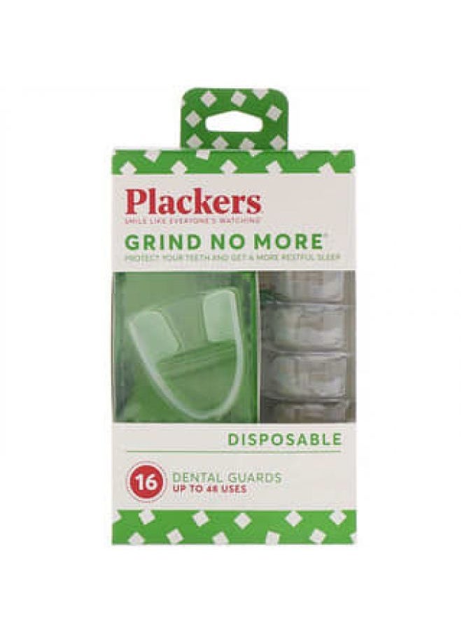 Plackers - Plackers, Grind No More, Disposable, Dental Guards, 16 Count - Image 1