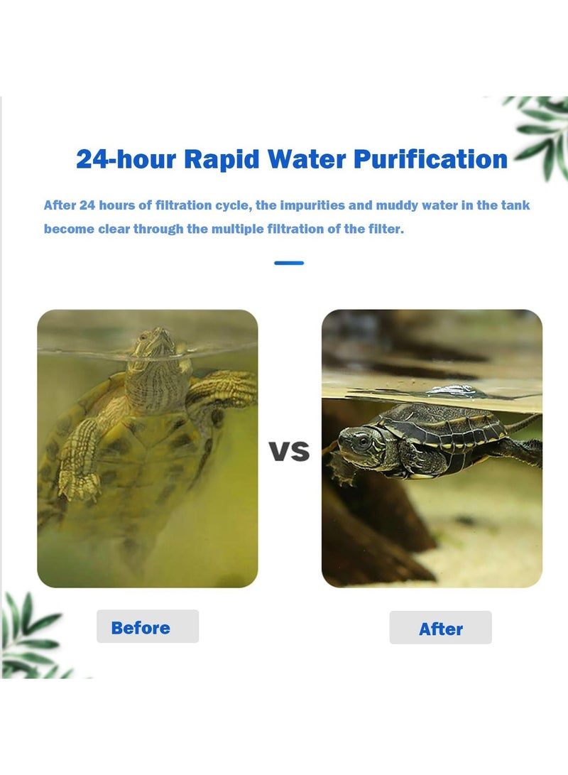 CMGTYYD. فلتر أحواض الأسماك، نظام مضخة غاطسة لأحواض الأسماك من 5 إلى 40 جالونًا، فلتر شلال فائق الهدوء لأحواض السلاحف. - Image 5