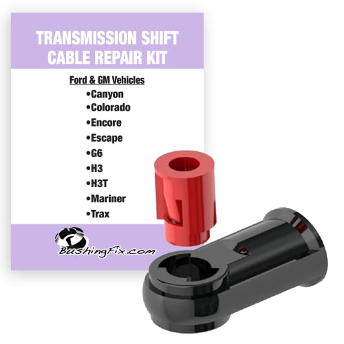 BushingFix.com BushingFix GC1KIT Automatic Transmission Shift Cable Bushing Repair Kit, Transmission Repair Kit for Shift Bushing Fits Buick, Cadillac, Chevy, Ford, GMC, Hummer, Mazda, Mercury, Pontiac and More - Image 1