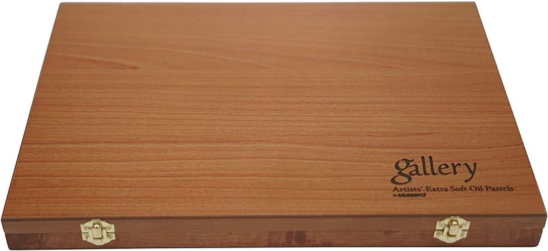 Mungyo Gallery Soft Oil Pastels Wood Box Set of 72 - Assorted Colors - Image 2