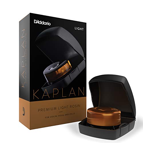 D'Addario Kaplan Premium Light Rosin with Case for Violin, Viola, and Cello by D' Addario - Image 1