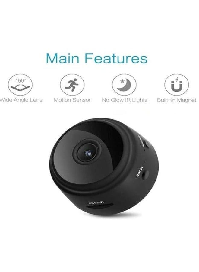 Mini WiFi Camera Mini Camera Remote Monitor Home Security 1080P Camera IR Wireless Camera Smart Tracking Camera with Night Vision and Motion Detection for Indoor and Outdoor - Image 1