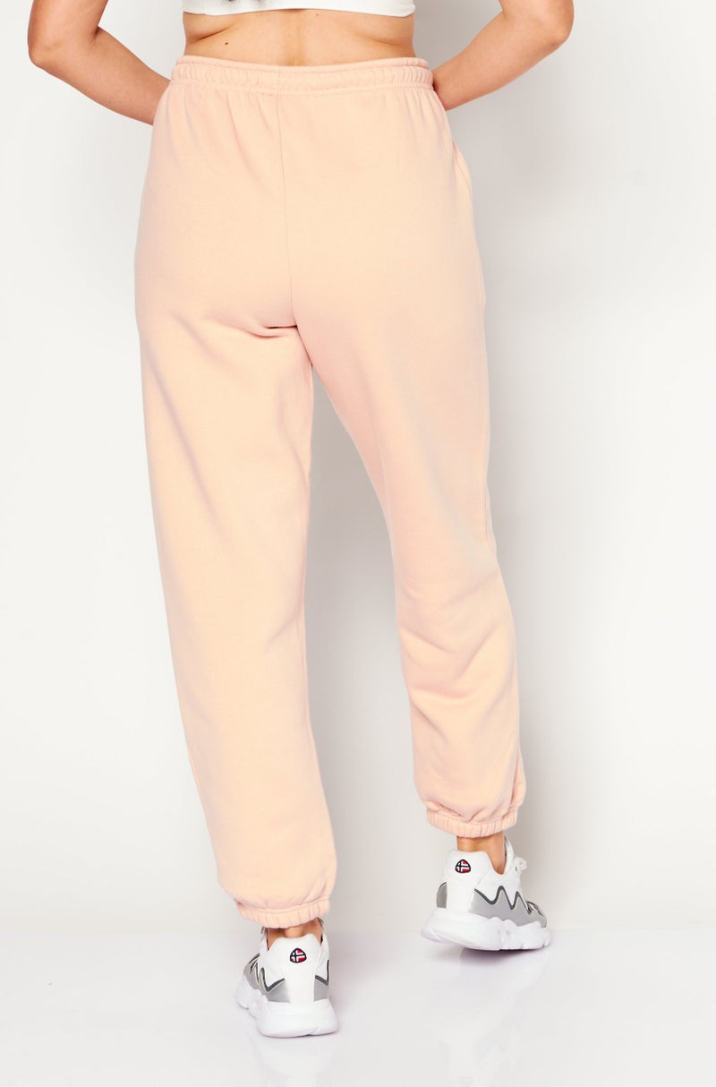 Ellesse سروال رياضي نسائي مناسب بشعار العلامة التجارية، وردي - Image 4