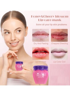 1 Pcs Moist Lip Mask With Stick, Cherry Blossom Extract Natural Lip Enhancer Care, Repair Deep Moisture and Fade Lip Lines, Suitable for Use Before Makeup, Create Elastic Lip, Sakura for Night Use - pzsku/Z4E53697CECE75AF661CEZ/45/_/1696643330/3a601539-3aed-41e1-b664-4bff0294a2fb