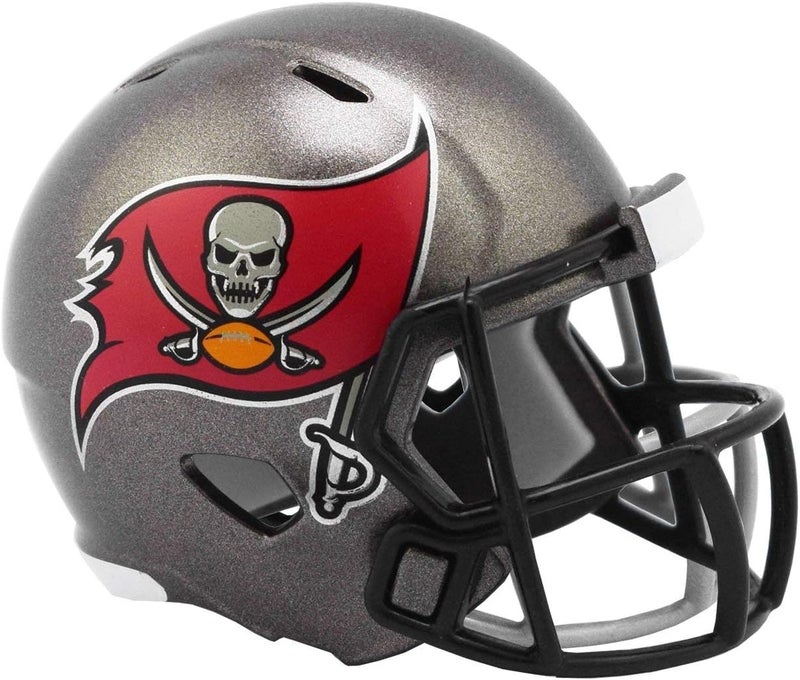 Riddell خوذة كرة القدم الصغيرة برو من تامبا باي باكانيرز 2020 NFL ريفولوشن سبيد - Image 2