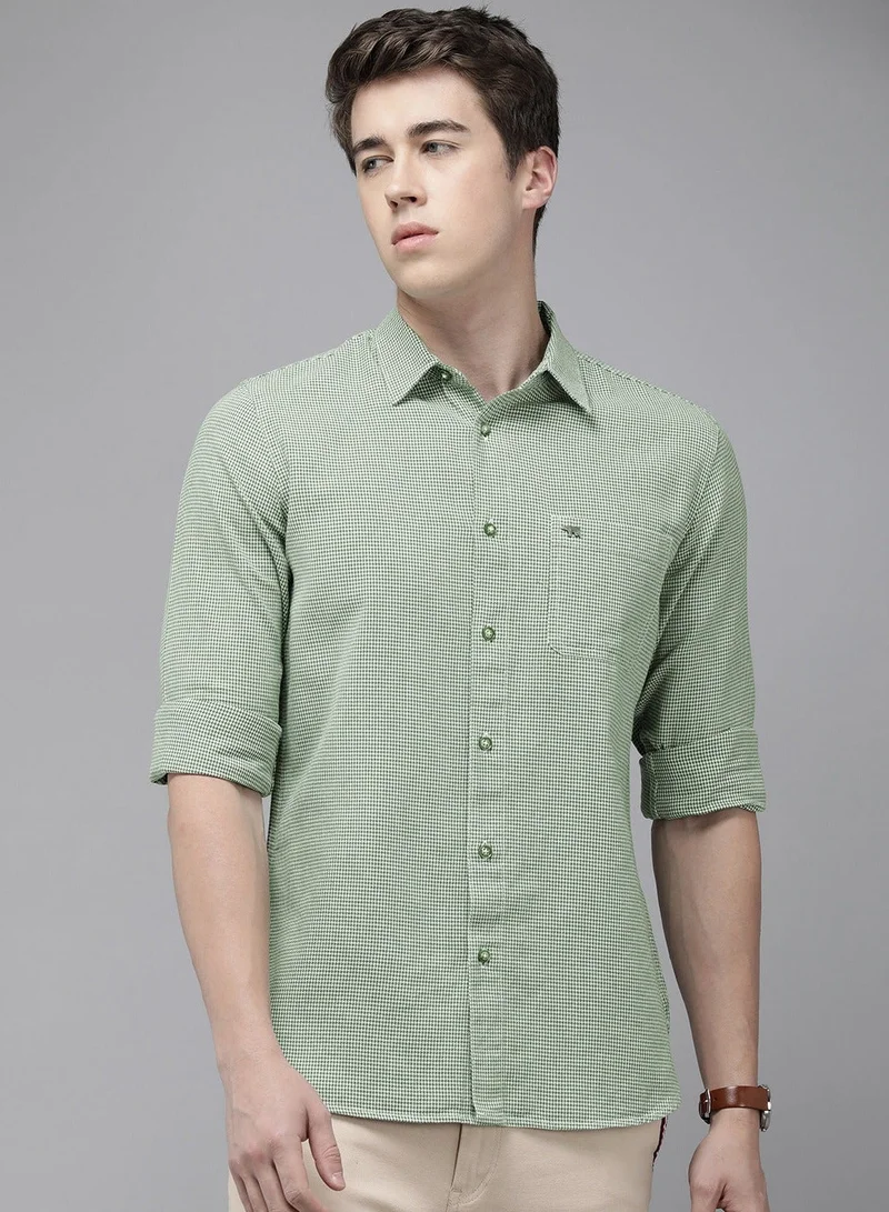 THE BEAR HOUSE  Men's Cotton Shirt | Casual & Formal Long Sleeve Slim Fit | Classic Button-Down, Office & Everyday Wear, Comfortable & Breathable Fabric for Men | Best Price UAE