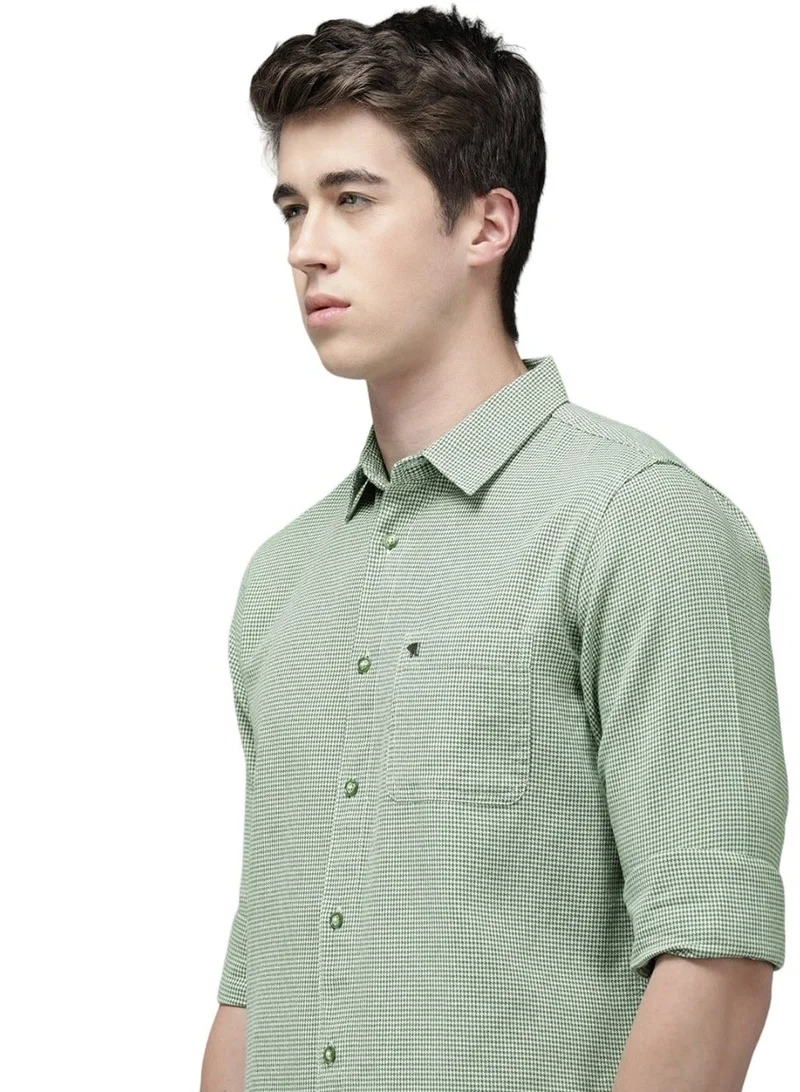 THE BEAR HOUSE  Men's Cotton Shirt | Casual & Formal Long Sleeve Slim Fit | Classic Button-Down, Office & Everyday Wear, Comfortable & Breathable Fabric for Men | Best Price UAE
