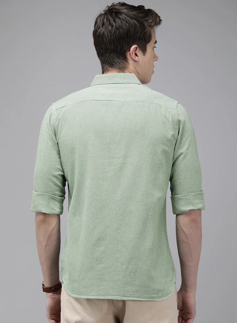 THE BEAR HOUSE  Men's Cotton Shirt | Casual & Formal Long Sleeve Slim Fit | Classic Button-Down, Office & Everyday Wear, Comfortable & Breathable Fabric for Men | Best Price UAE