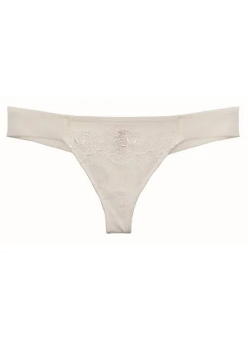 Magic Form 692 Embroidered Lace Brazil String Panties