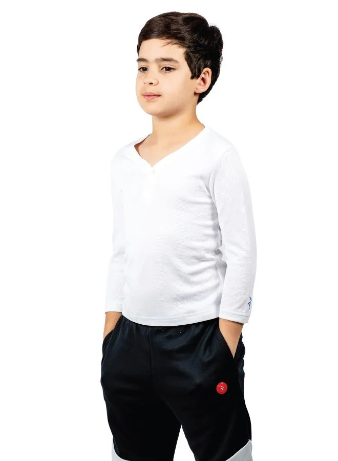 زيسي Boys's v neck t-shirt 3/4th sleeve