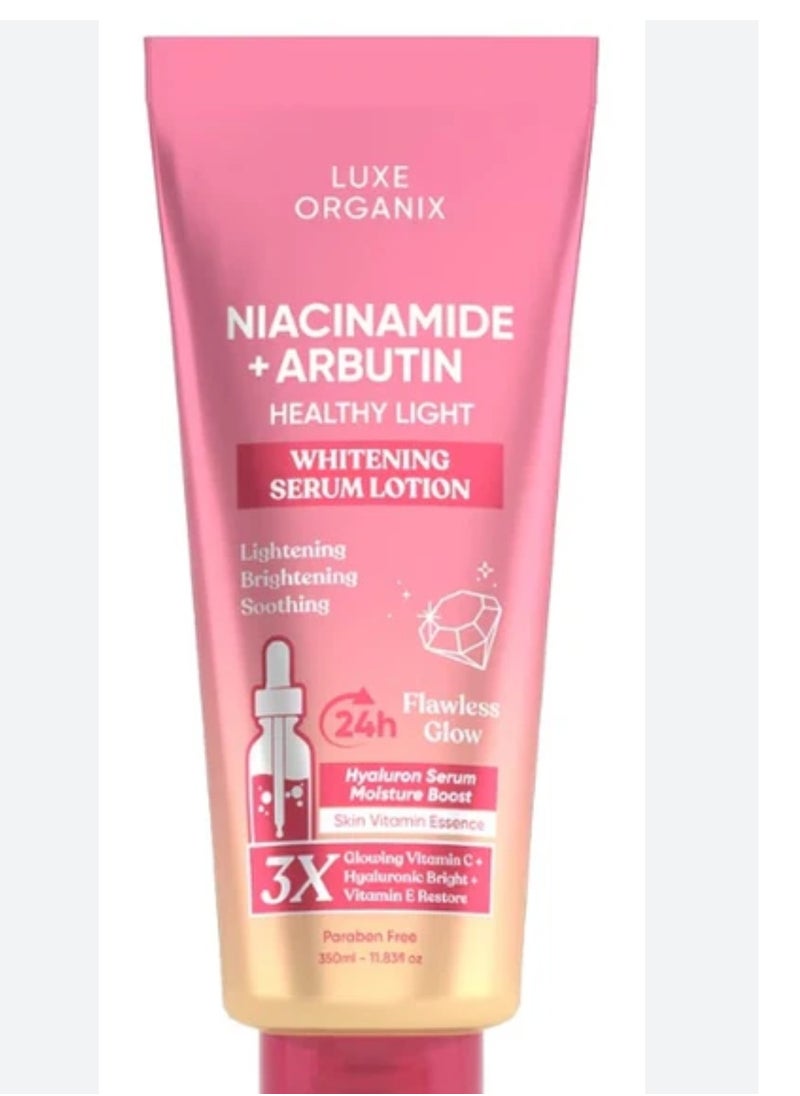 LUXE ORGANIX Luxe Organix Niacinamide + Arbutin Helthy Light Whitening Serum Lotion  - Image 1