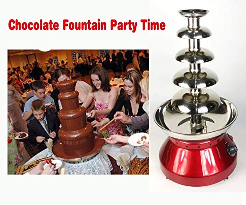 MAZORIA MAZORIA Commercial 4 Tier Chocolate Fountain Machine  - Image 3