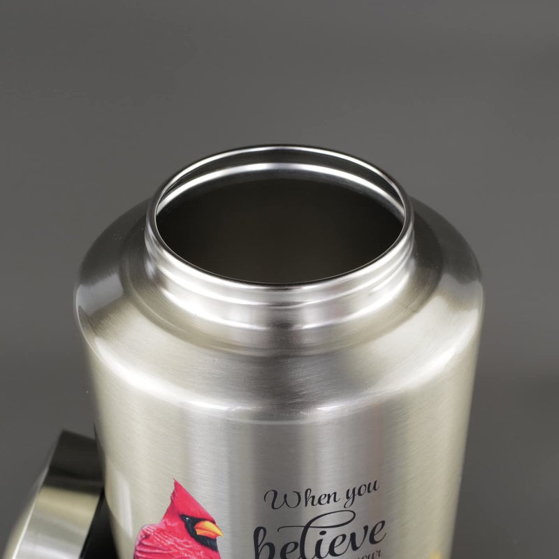 CHIEMOT Up To 220 Lbs Large Cremation Urns For Adult Human Ashes  Decorative Urn For Male Female Ashes With Velvet Bag(Cardinal) - Image 4