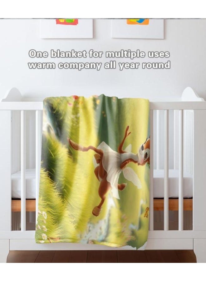 general Children's or student cartoon flannel thin blanket (warm and comfortable, suitable for sleep, games) 100cm*150cm - 183 - Image 1