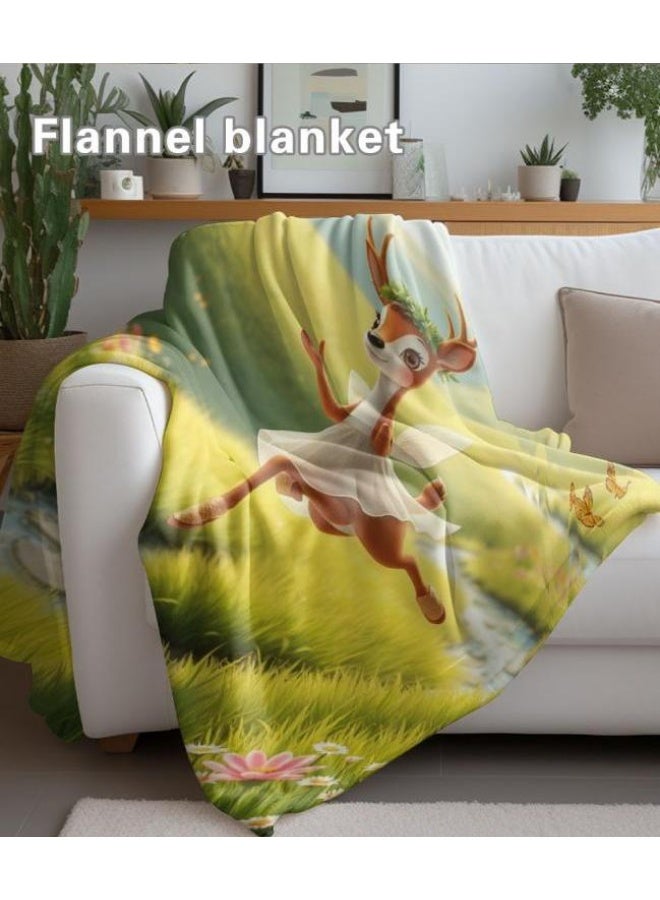 general Children's or student cartoon flannel thin blanket (warm and comfortable, suitable for sleep, games) 100cm*150cm - 183 - Image 5