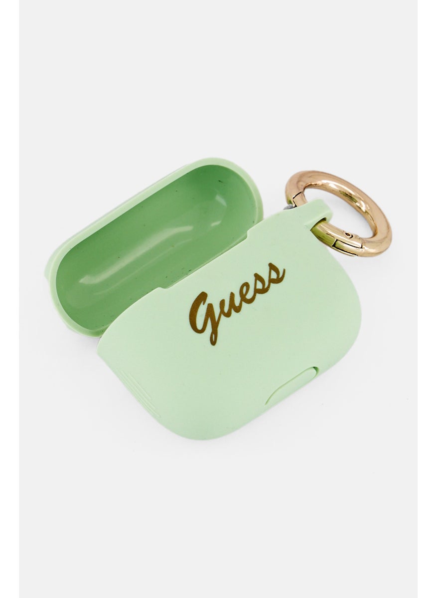 GUESS - Compatible With Air Pods 3 Case, Light Green - Image 1