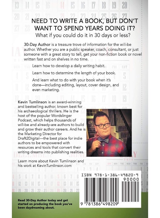 30-Day Author: Develop A Daily Writing Habit and Write Your Book In 30 Days (Or Less)  - Image 2