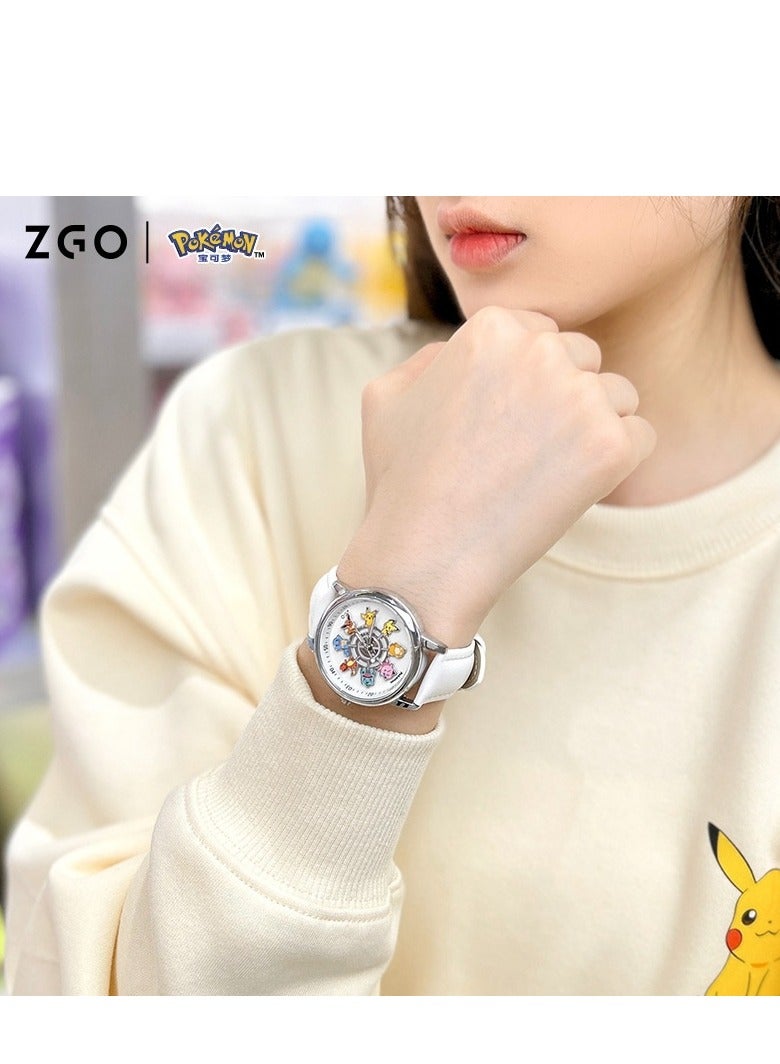 ZGO ساعة كاروسيل كوارتز مقاومة للماء ساعة هدية إبداعية - Image 3