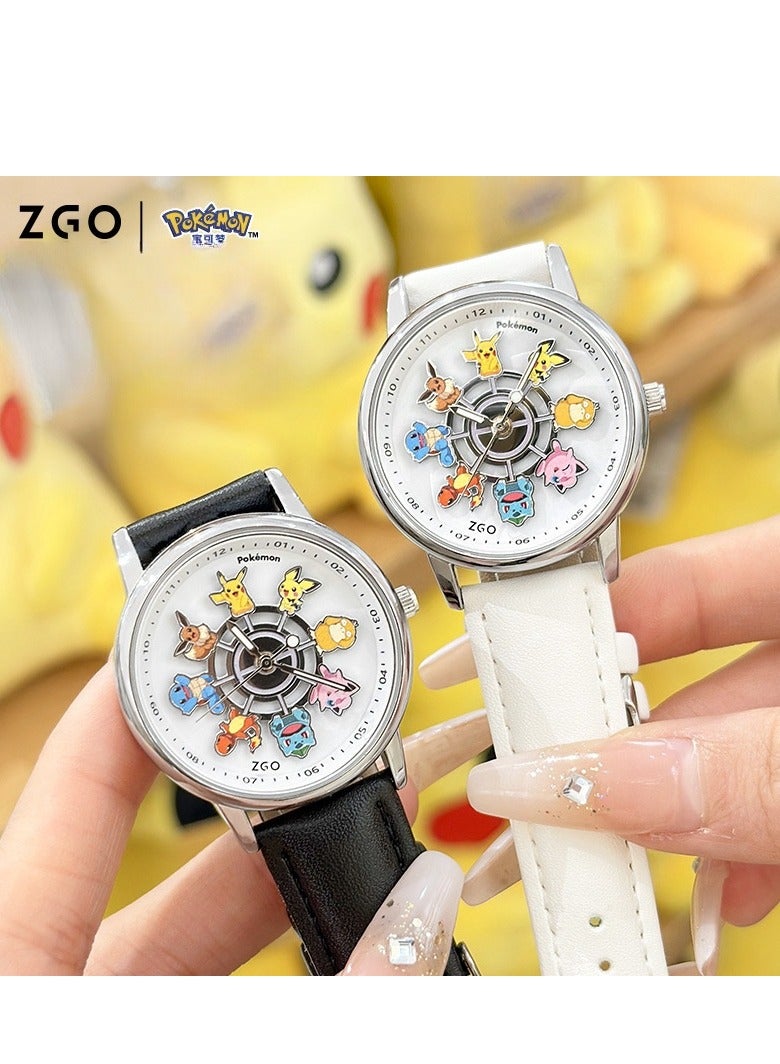 ZGO ساعة كاروسيل كوارتز مقاومة للماء ساعة هدية إبداعية - Image 2