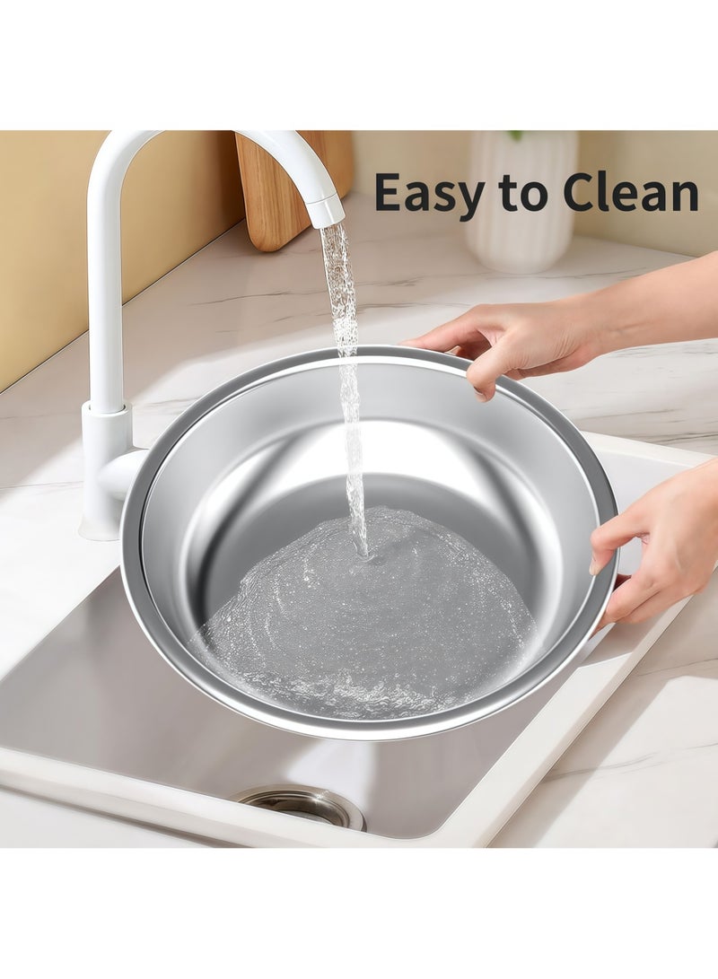 JINFANLI Chafing Dishes for Buffet Set: 100% Pre-installed Chafers for Catering - Round Chafing Dish Buffet Set with Lids | Chafers and Buffet Warmers Sets | Serving Food Warmer | Chafers Servers Sets - Image 4