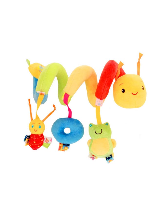 Caterpillar Bed Winding Label Toy Car Bed Hanging Comfort Doll Baby Comfort Toy Baby Label Bed Winding Cross Border-Color:Caterpillar Bed Wrap (75g) - Image 1