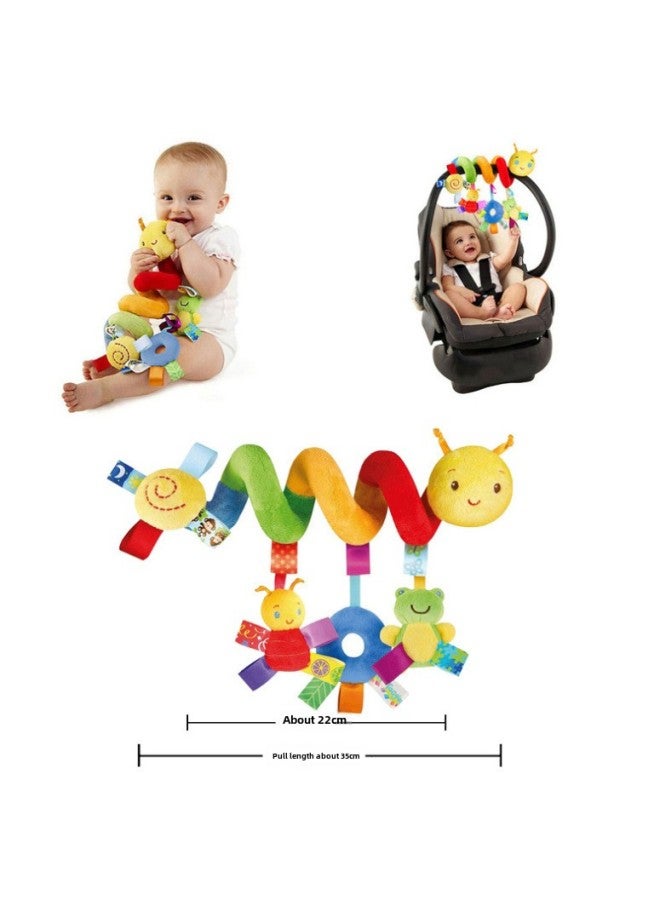 Caterpillar Bed Winding Label Toy Car Bed Hanging Comfort Doll Baby Comfort Toy Baby Label Bed Winding Cross Border-Color:Caterpillar Bed Wrap (75g) - Image 3