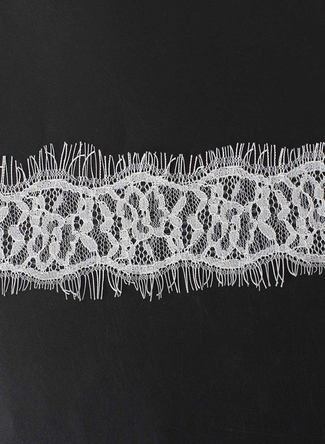 fxmimior Dainty Black and White Lace Punk Boho Choker Necklaces Minimalist Necklace Chain Jewelry for Women 2 Pcs - Image 5