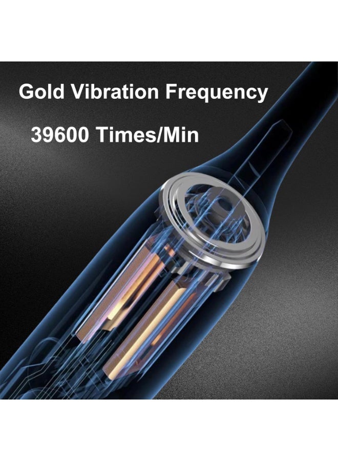 CERA TOUCH 6 Blue LED Whitening Electric Toothbrush| Electric Toothbrush for Adults | 4 Modes With Smart Timer Plaque Removal & Memory Function | 2Heads | IPX7 Waterproof |Travel Case |WirelessCharger - Image 3