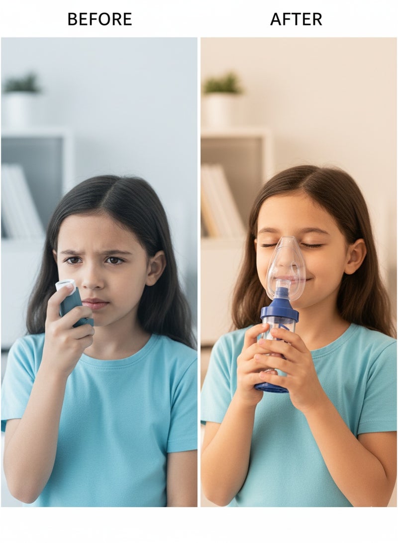 بريما جهاز استنشاق بخاخ الصدر للأطفال من PRIMA Atomizer Chamber يساعد الأطفال على استنشاق الدواء بسهولة وأمان عن طريق الأنف والفم، ويقلل من فقدان الرذاذ أثناء التنفس لضمان علاج فعال ومريح. - Image 5